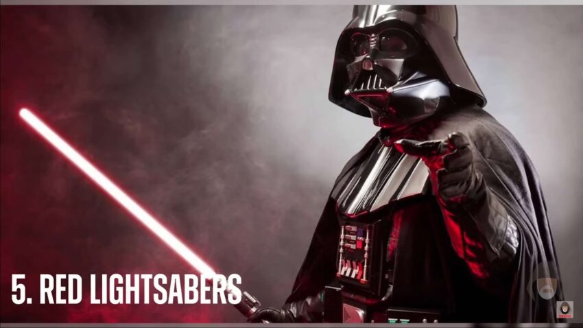 Darth Vader with red lightsaber