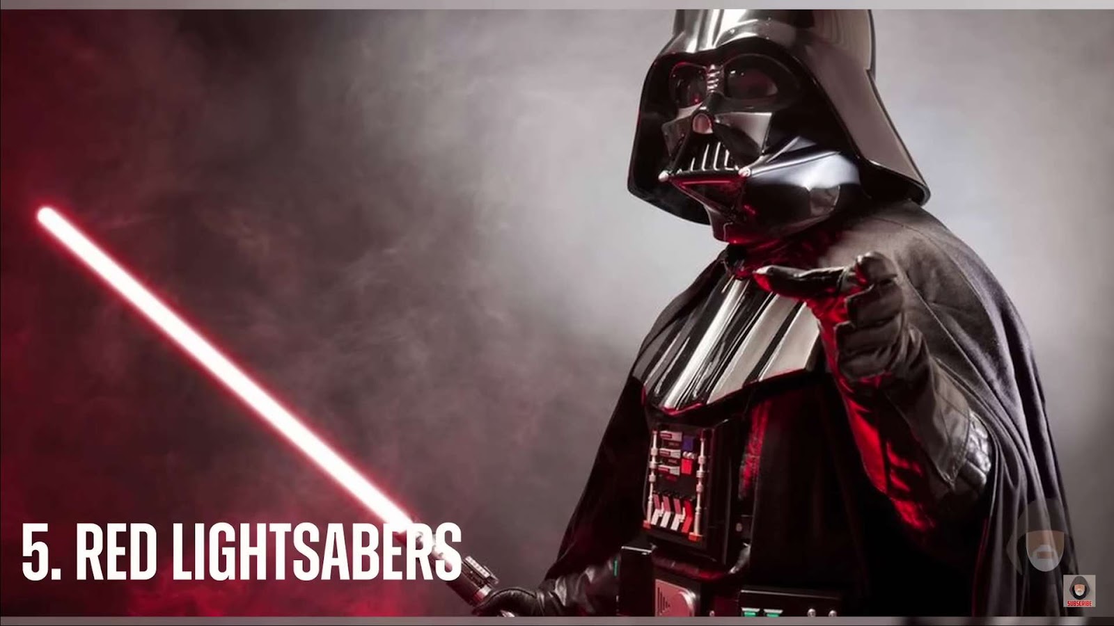 Darth Vader with red lightsaber