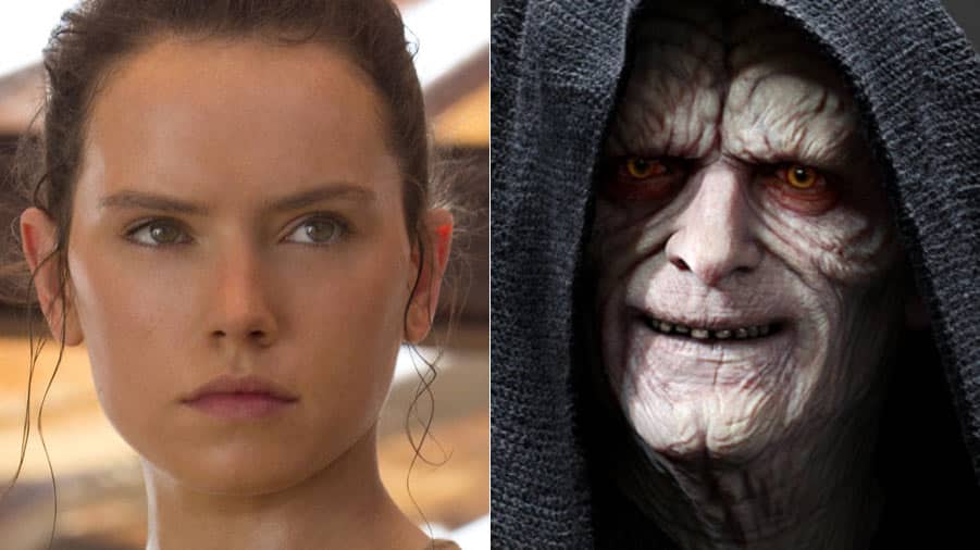 Rey and Emperor Palpatine